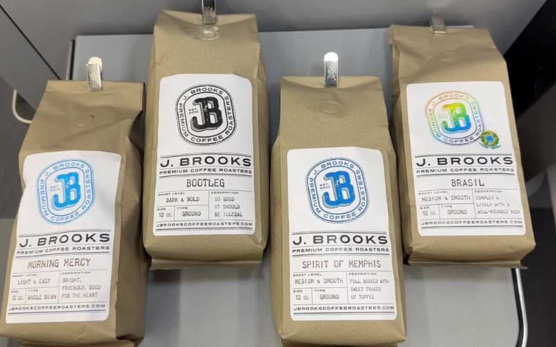 Local J. Brooks coffee at South Point.