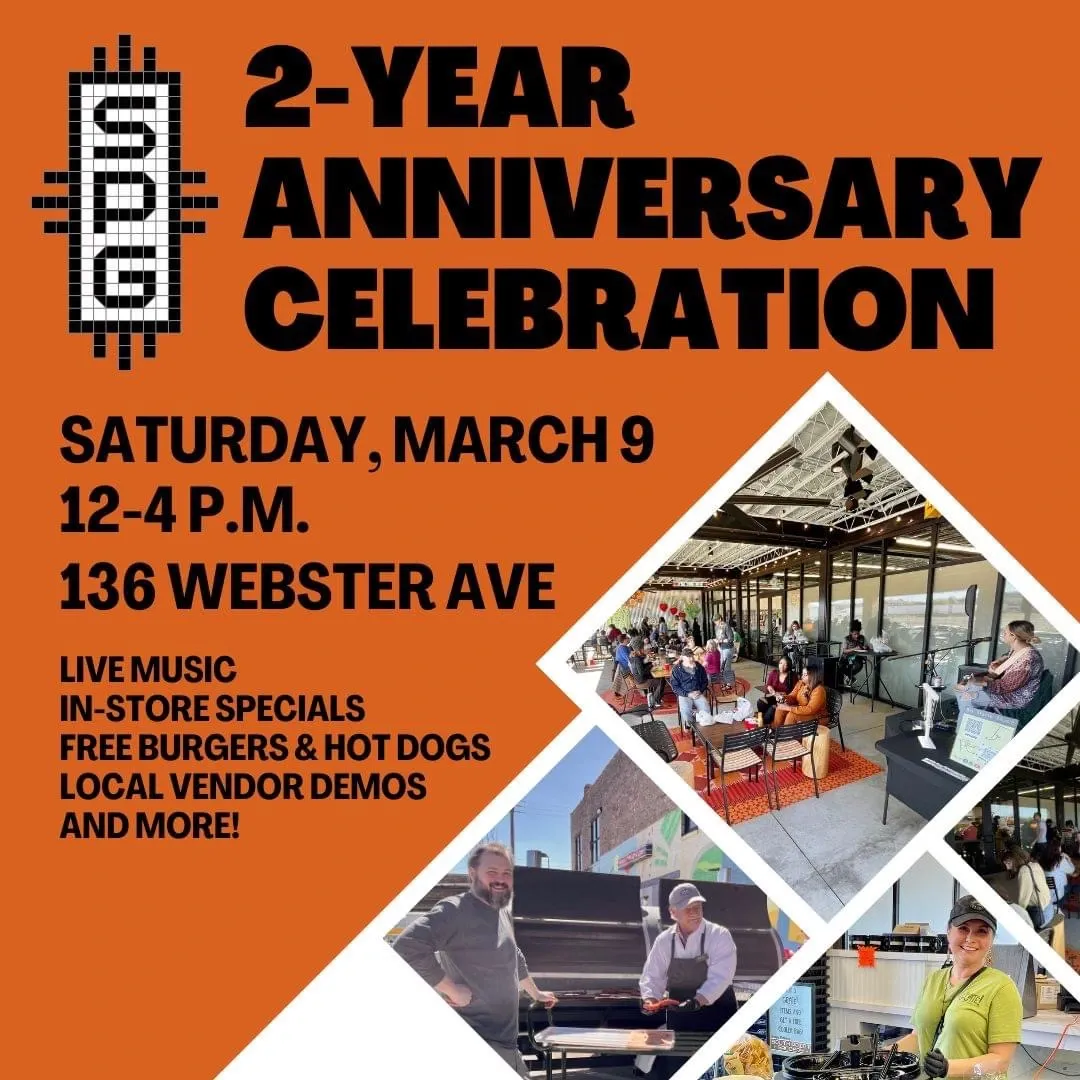 South Point Grocery tow year anniversary flyer.